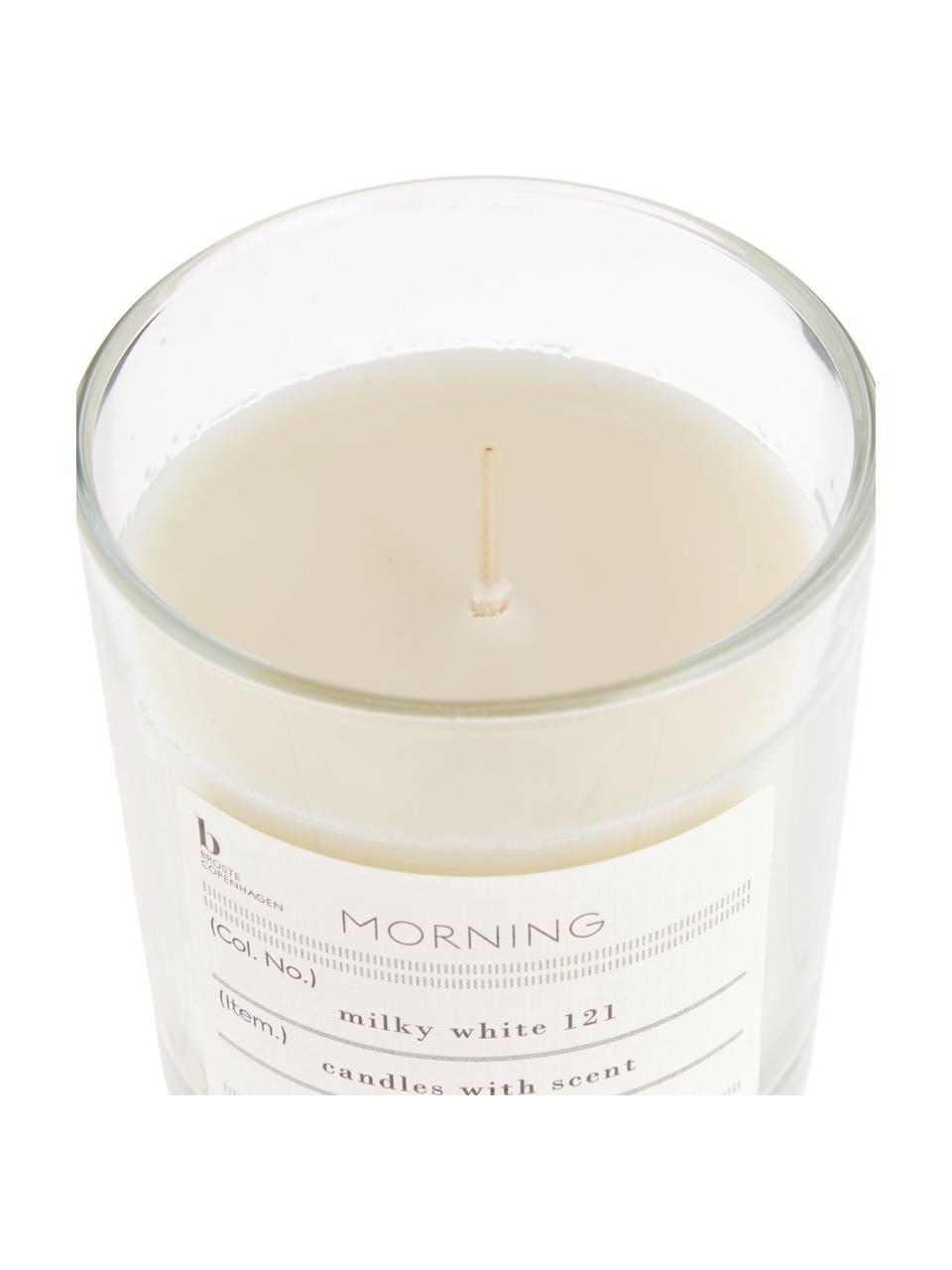 Świeca zapachowa Morning (grejpfrut), Naturalny wosk sojowy, szkło, Owocowy (Czarna porzeczka, grejpfrut), Ø 8 x W 8 cm
