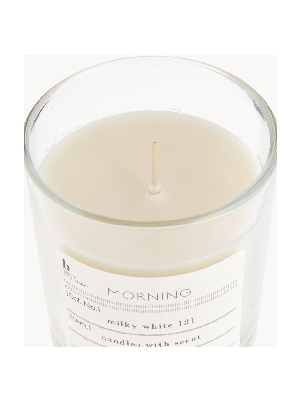 Vela perfumada Morning (grosella negra, pomelo), Cera de soja natural, vidrio, Grosella negra, pomelo, Ø 8 x Al 8 cm