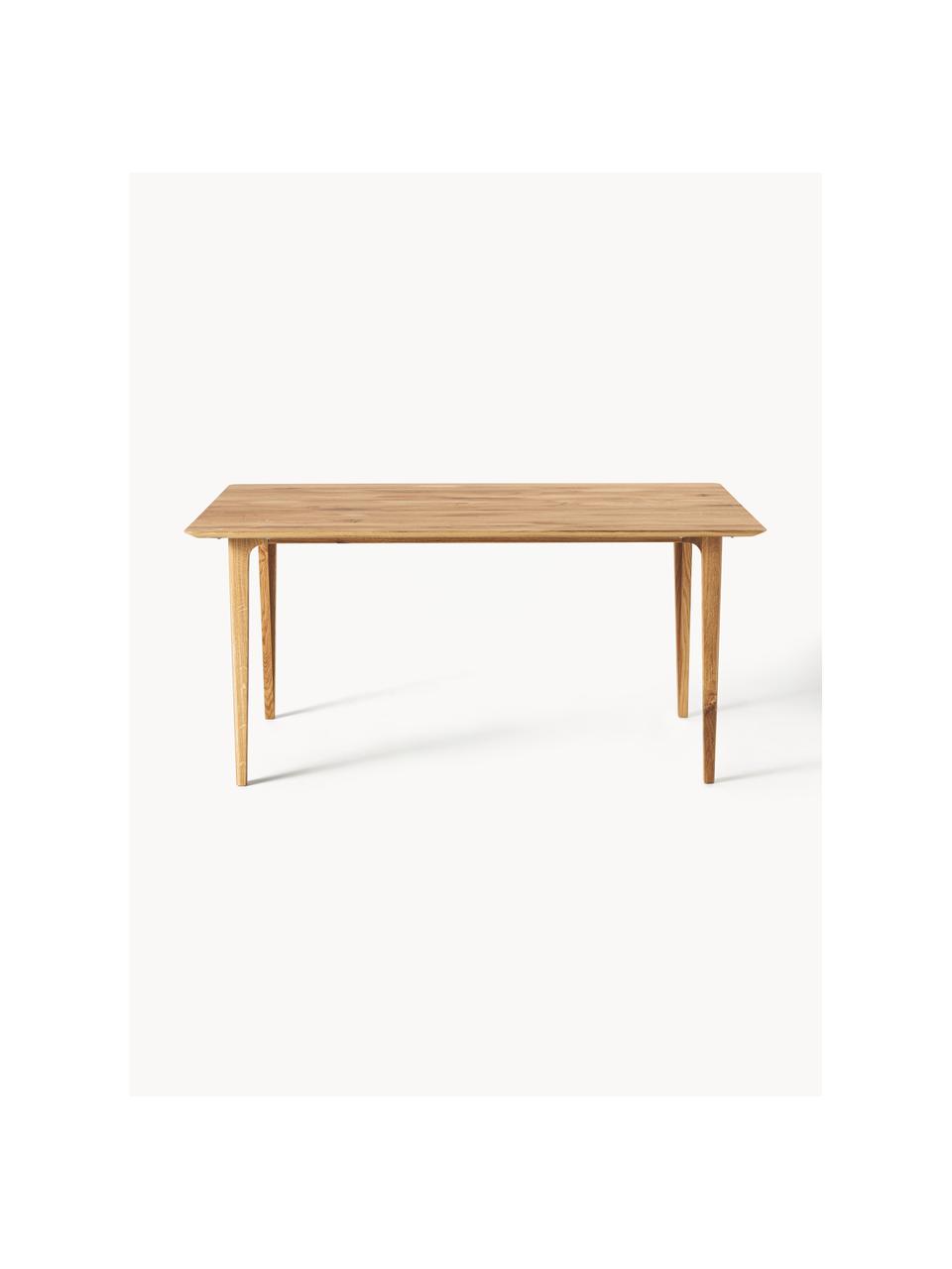 Tavolo in legno di quercia Archie, in varie misure, Legno di quercia massiccio oliato, 100% legno FSC (Forest Stewardship Council) proveniente da foreste sostenibili, Legno di quercia, Larg. 180 x Prof. 90 cm