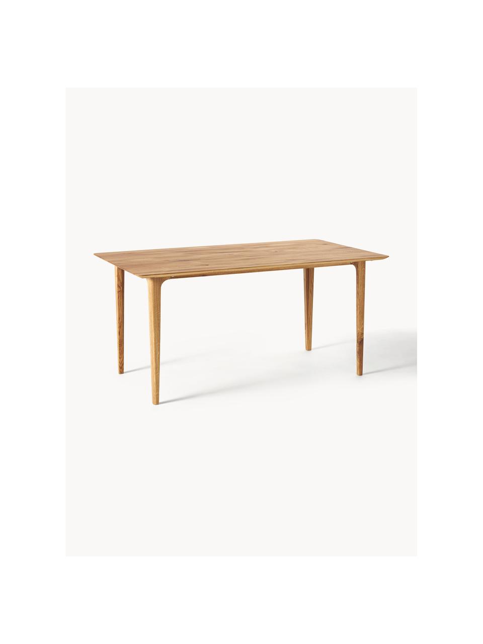 Mesa de comedor de madera de roble maciza Archie, tamaños diferentes, Madera de roble maciza aceitada con certificación FSC, Madera de roble aceitada, An 180 x F 90 cm