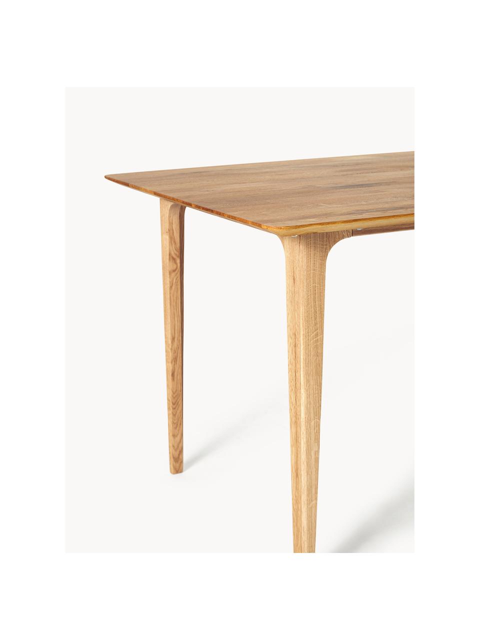 Jedálenský stôl z dubového dreva Archie, rôzne veľkosti, Masívne dubové drevo, ošetrené olejom

Tento produkt je vyrobený z trvalo udržateľného dreva s certifikátom FSC®., Dubové drevo, ošetrené olejom, Š 180 x H 90 cm