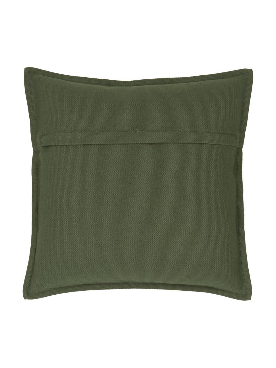 Bavlněný povlak na polštář Mads, 100 % bavlna, Zelená, Š 40 cm, D 40 cm