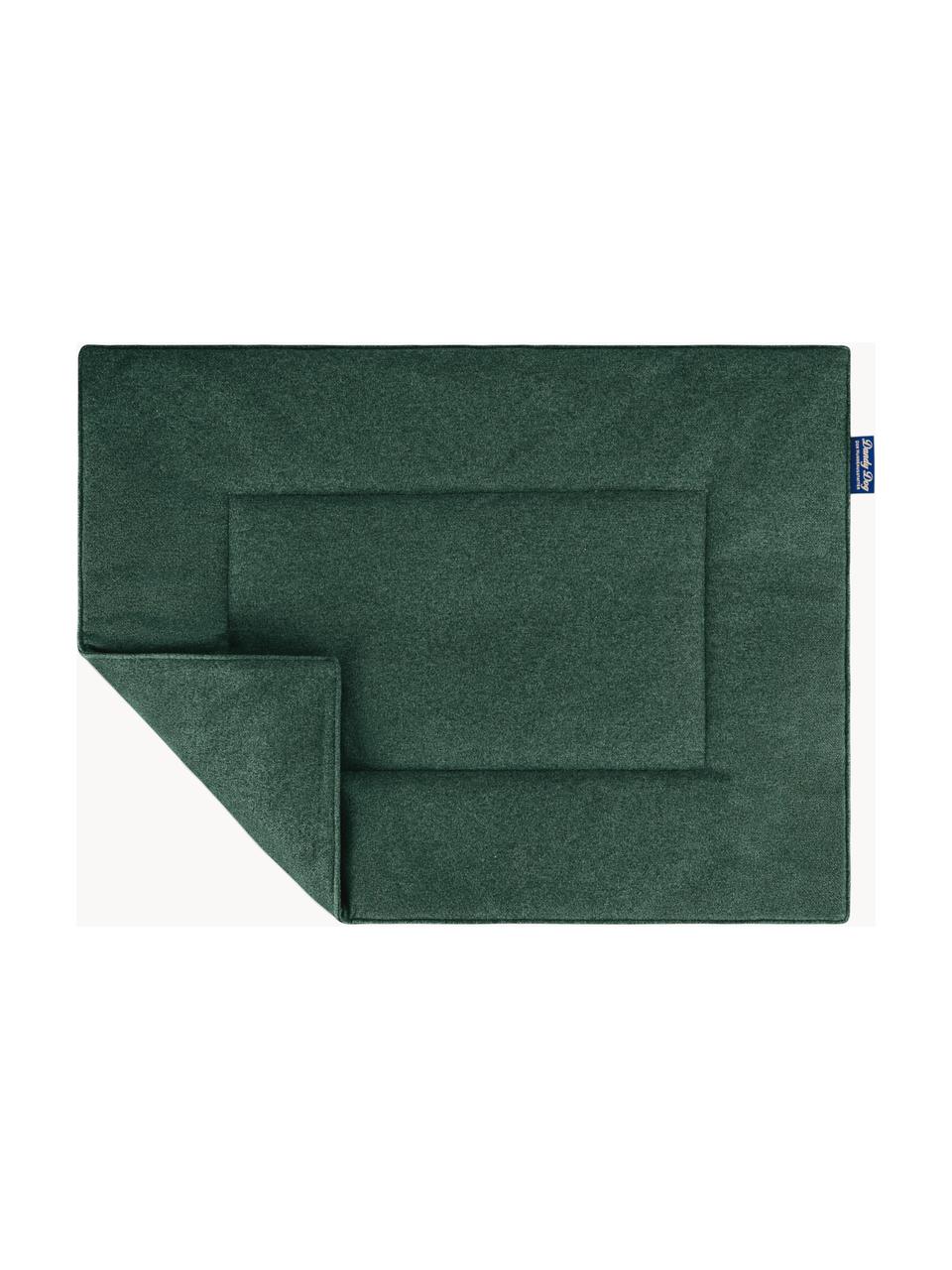 Coperta per cani Filz, in diverse misure, Rivestimento: 100% feltro Con 100.000 c, Verde scuro, Larg. 60 x Lung. 80 cm