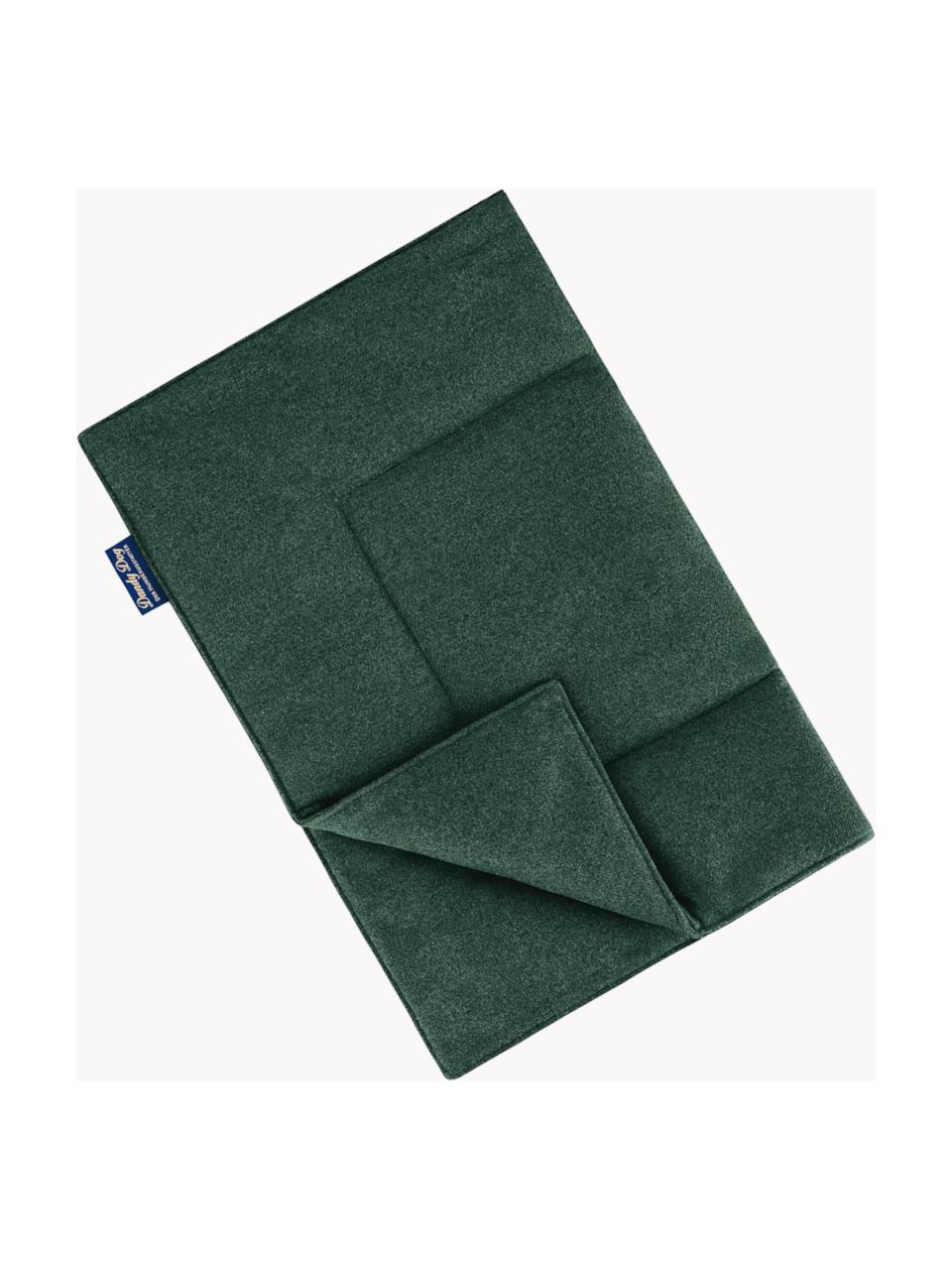 Coperta per cani Filz, in diverse misure, Rivestimento: 100% feltro Con 100.000 c, Verde scuro, Larg. 60 x Lung. 80 cm