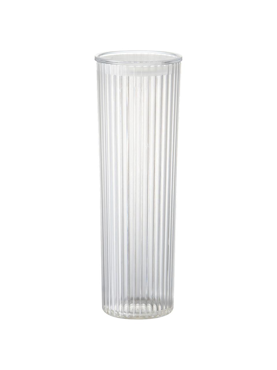 Bote de plástico Fonte, Plástico (PMS), Transparente, Ø 11 x Al 31 cm, 1,7 L