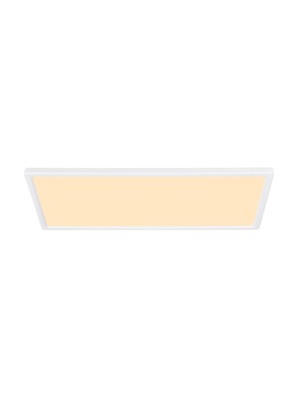 Plafoniera a LED dimmerabile Harlow, Paralume: materiale sintetico, Struttura: materiale sintetico, Bianco, Larg. 60 x Alt. 3 cm