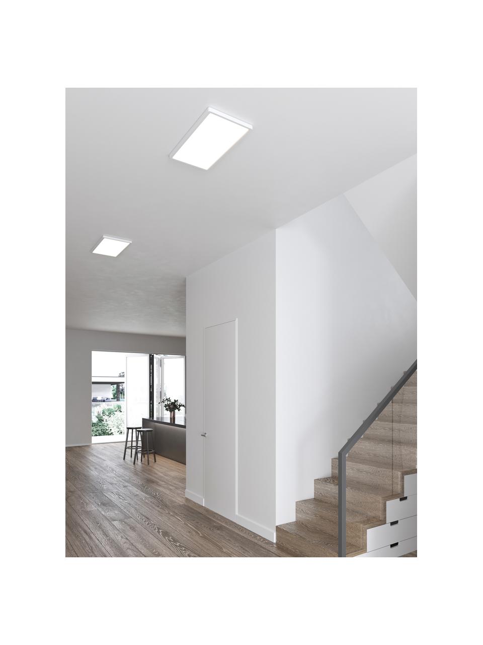 Dimmbares LED-Panel Harlow, Lampenschirm: Kunststoff, Weiss, B 60 x H 2 cm