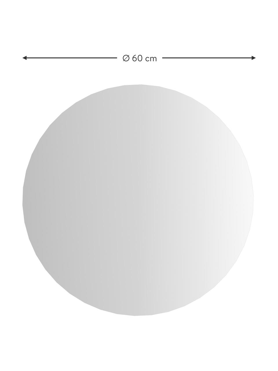 Miroir de salle de bains avec éclairage LED Nesta, Transparent, Ø 60 cm