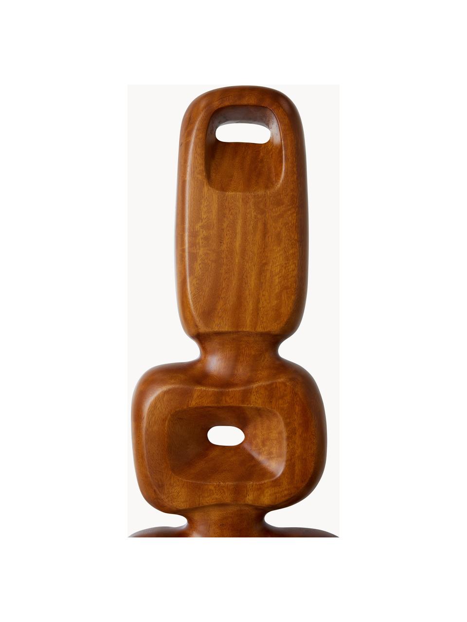 Oggetto decorativo grande in legno di teak fatto a mano Ornament, Legno di teak, Legno di teak, Larg. 25 x Alt. 71 cm