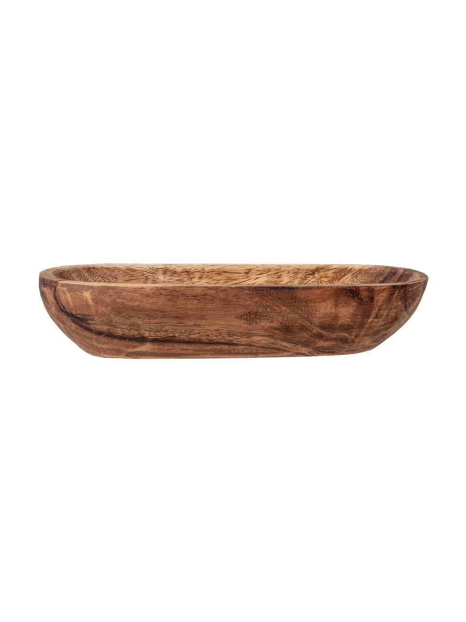 Miska do serwowania z drewna akacjowego Evely, Drewno akacjowe, Brązowy, D 24 x S 8 cm