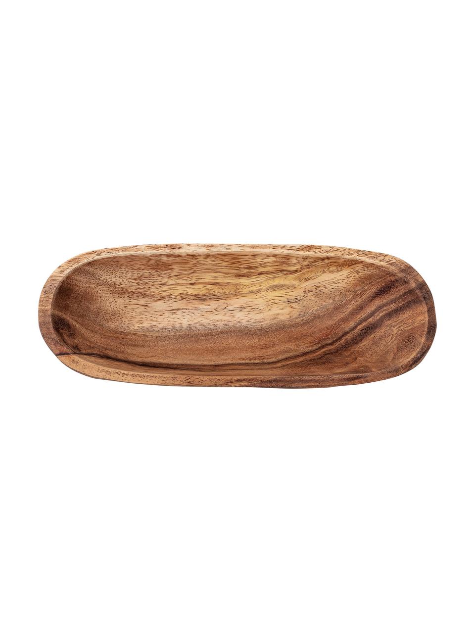 Malá servírovacia misa z akáciového dreva Evely, Akáciové drevo, Akáciové drevo, D 24 x Š 8 cm