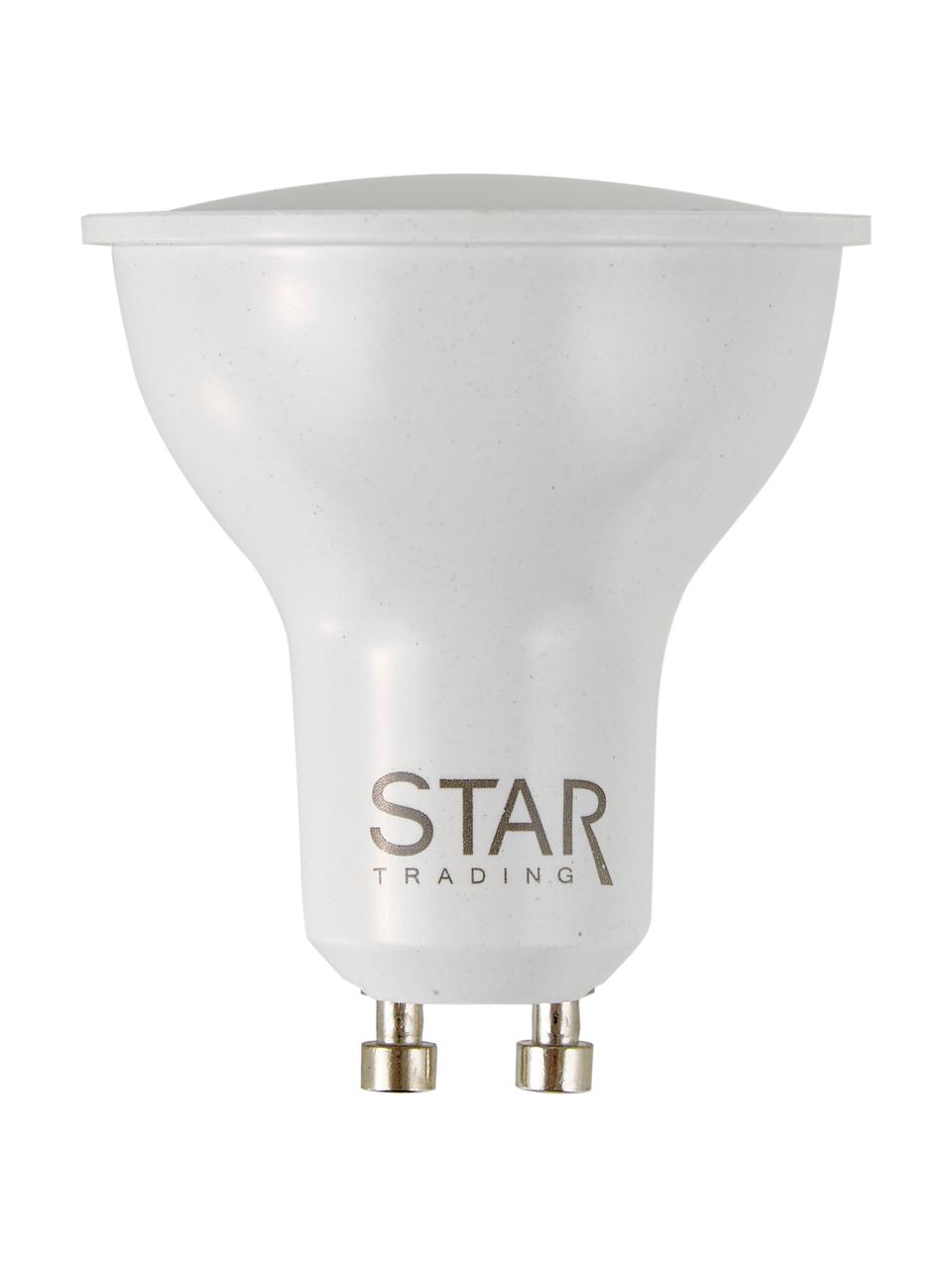 Lampadina a LED dimmerabile Dim To Warm (GU10 / 5,5Watt), Paralume: materiale sintetico, Base lampadina: alluminio, Bianco, Ø 5 x Alt. 6 cm