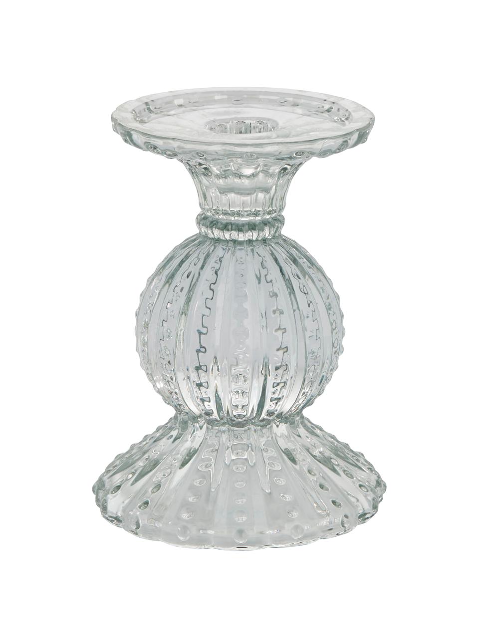 Kerzenhalter Silva, Glas, Transparent, Ø 10 x H 14 cm