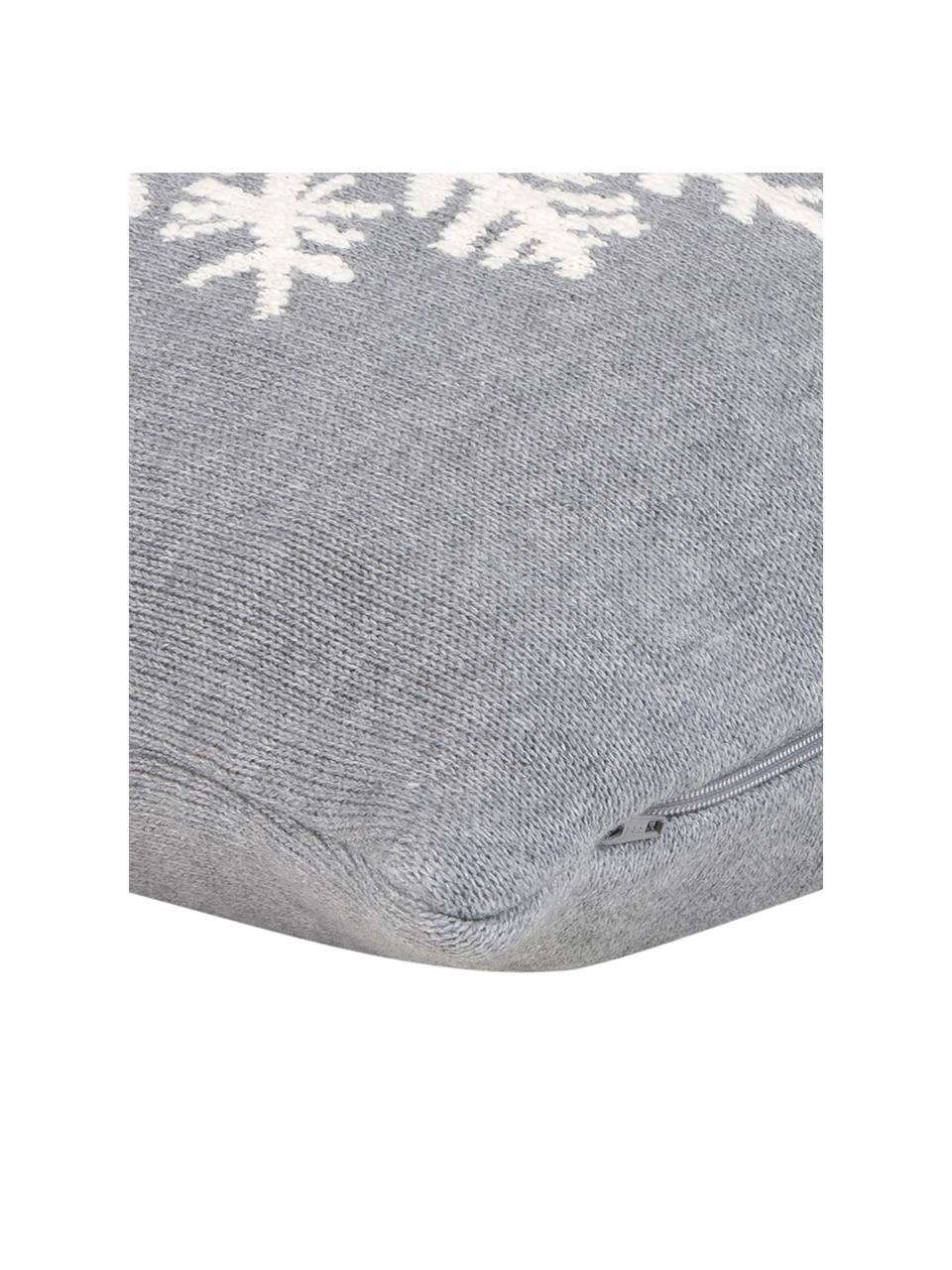 Kissenhülle Snowflake mit Schneeflockenmotiv, 100 % Baumwolle

Das in diesem Produkt verwendete Material ist Schadstoff geprüft und zertifiziert nach STANDARD 100 by OEKO-TEX® , HOHENSTEIN HTTI, 11.HIN.00050, Grau, Cremeweiß, B 40 x L 40 cm
