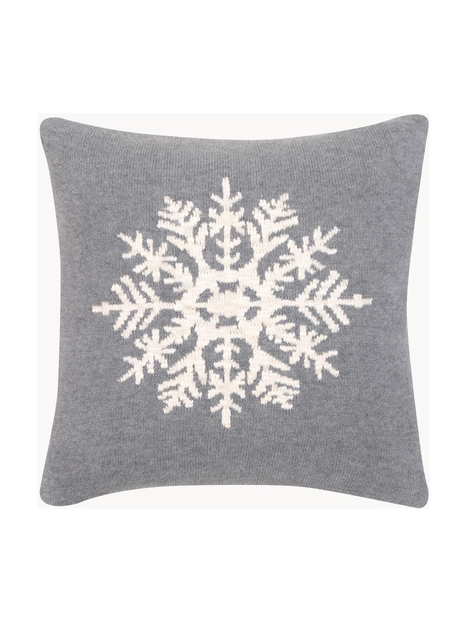 Kussenhoes Snowflake met sneeuwvlokken motief, 100% katoen

Het materiaal dat in dit product is gebruikt, is getest op schadelijke stoffen en gecertificeerd volgens STANDARD 100 door OEKO-TEX®, HOHENSTEIN HTTI, 11.HIN.00050., Grijs, crèmewit, B 40 x L 40 cm