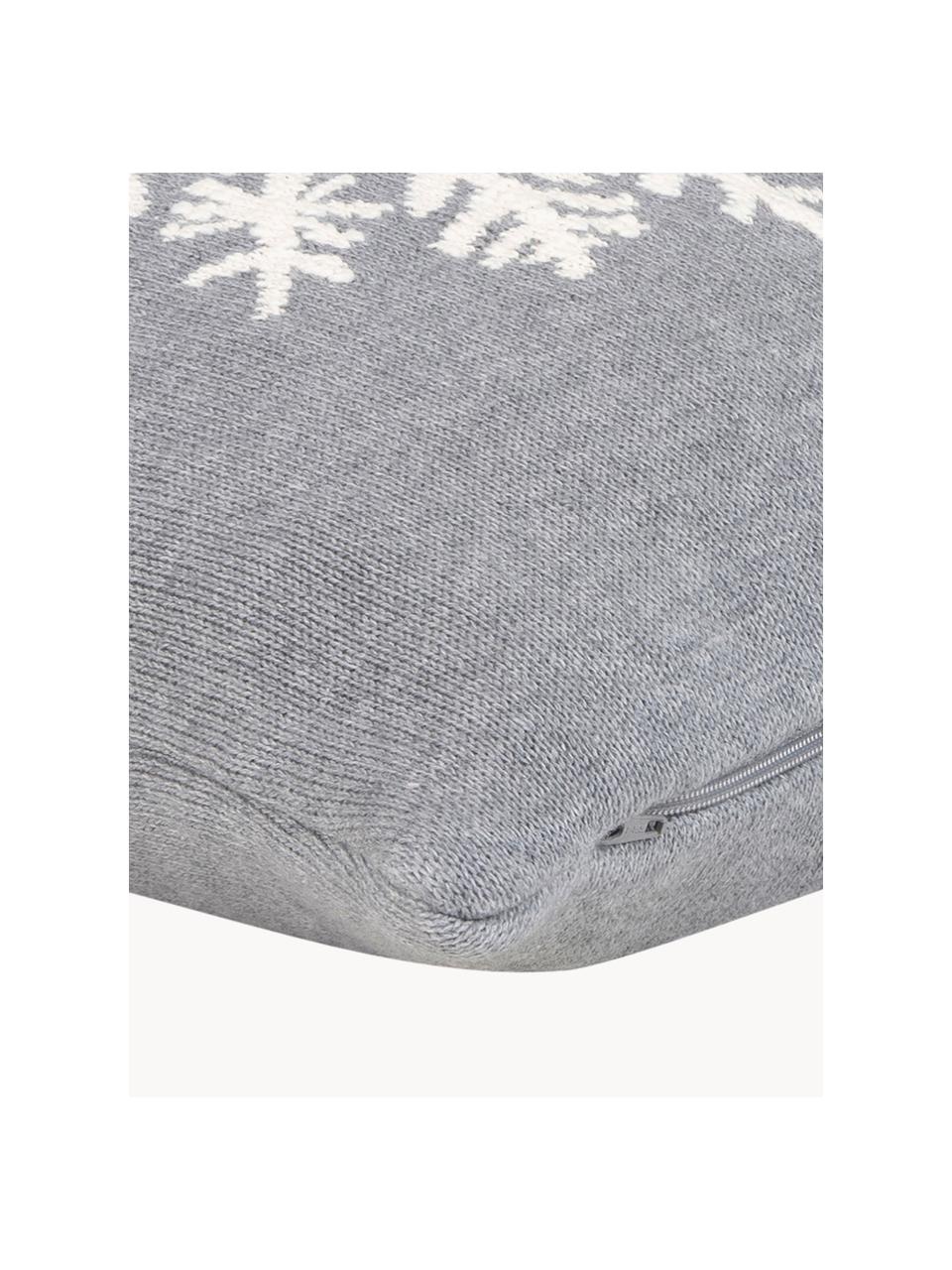 Housse de coussin 40x40 Noël Snowflake, 100 % coton
Le matériau est certifié STANDARD 100 OEKO-TEX®, 11.HIN.00050, HOHENSTEIN HTTI, Gris, blanc crème, larg. 40 x long. 40 cm