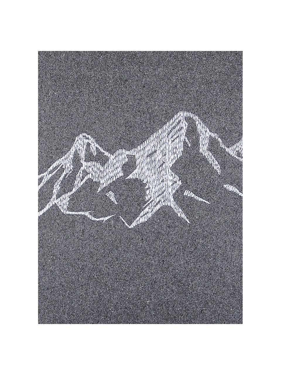Vankúš s motívom hôr Charvin, Sivá, Š 45 x D 45 cm