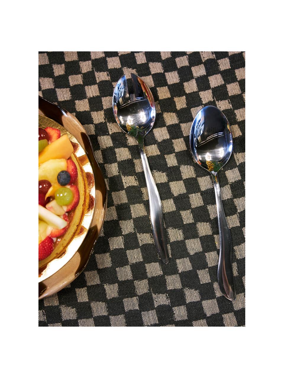 Hoogglans gepolijst Waverly saladebestek, set van 2, Edelstaal, Zilverkleurig, hoogglans gepolijst, L 26 cm