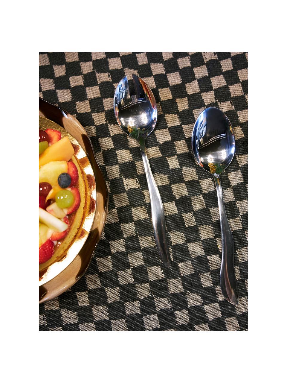 Vysoce leštěné salátové příbory Waverly, Nerezová ocel, Stříbrná, vysoce leštěná, D 26 cm