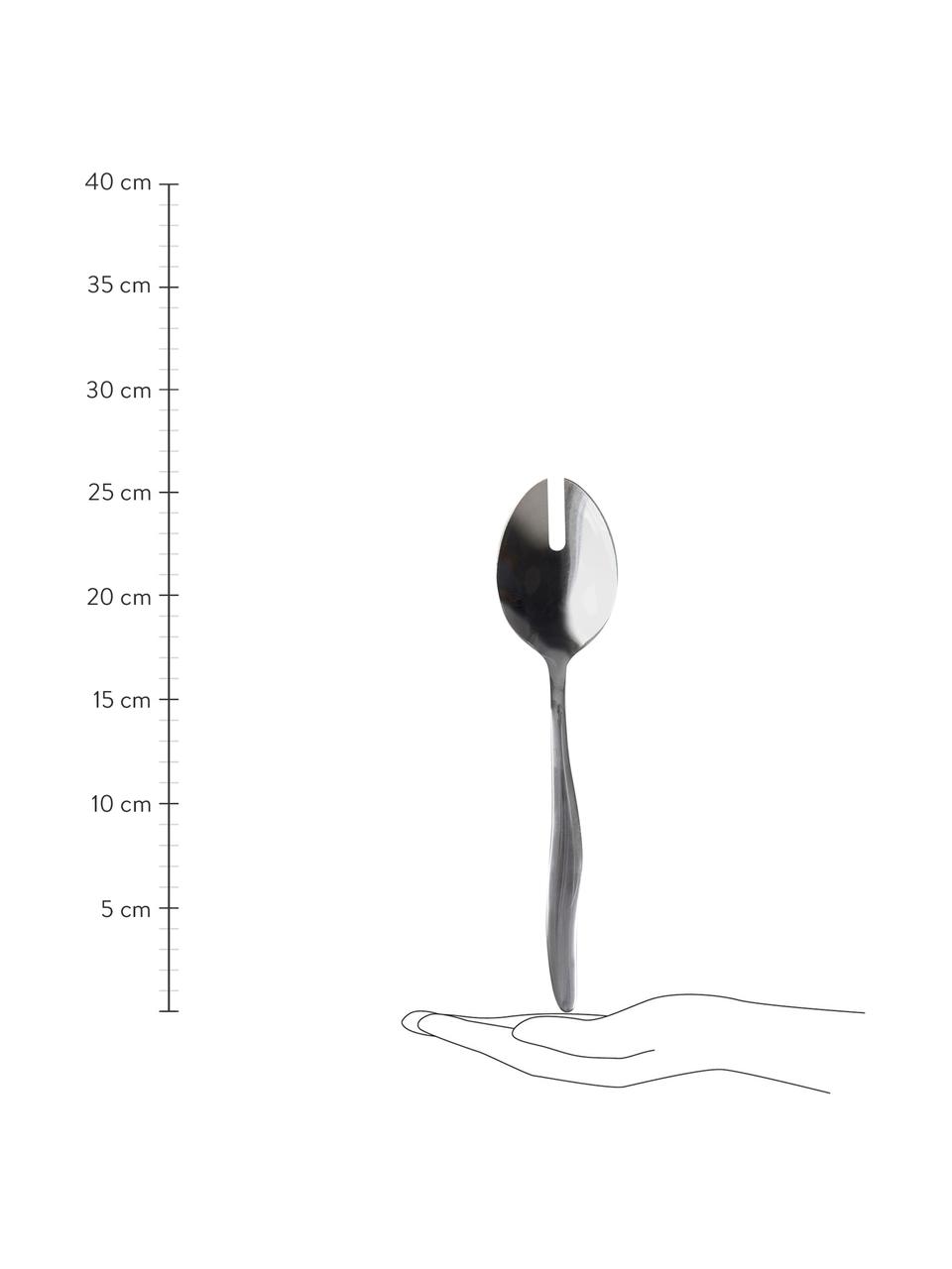 Hoogglans gepolijst Waverly saladebestek, set van 2, Edelstaal, Zilverkleurig, hoogglans gepolijst, L 26 cm