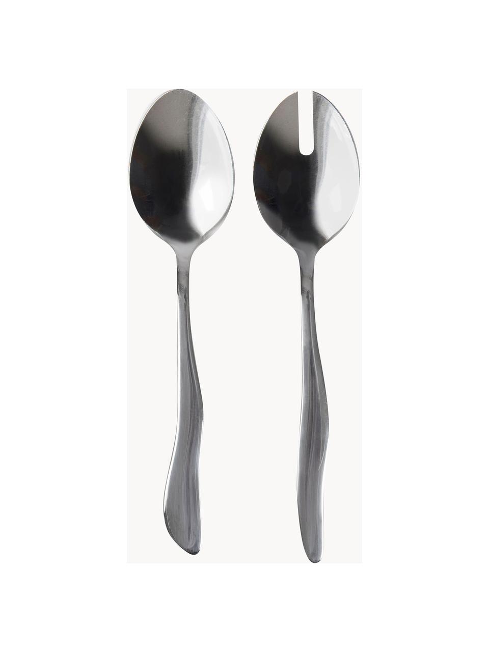 Vysoce leštěné salátové příbory Waverly, Nerezová ocel, Stříbrná, vysoce leštěná, D 26 cm