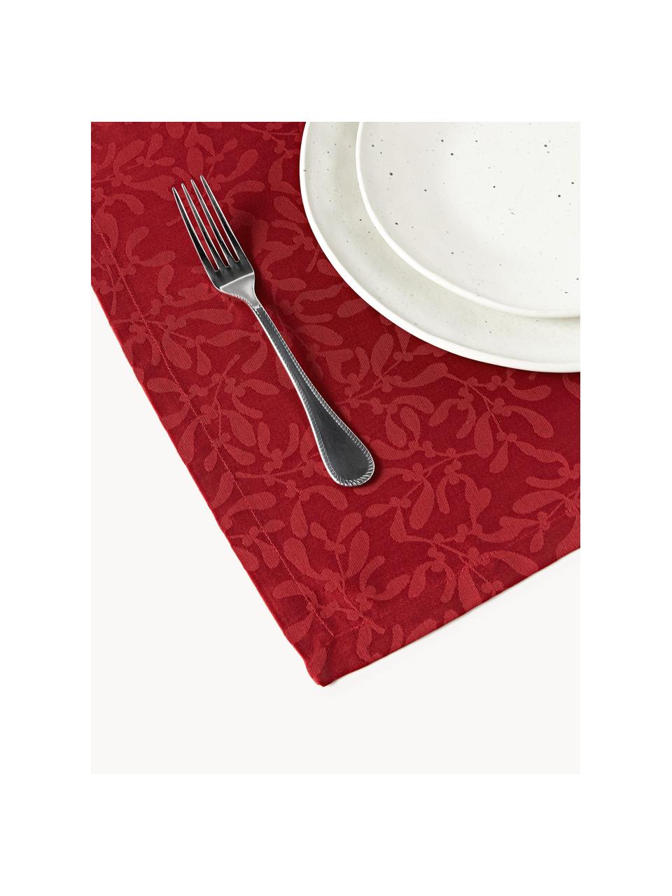 Sets de table avec motif hivernal Hollyn, 2 pièces, 100 % coton

Le matériau est certifié STANDARD 100 OEKO-TEX®, 2534CIT, CITEVE, Rouge, larg. 40 x long. 50 cm