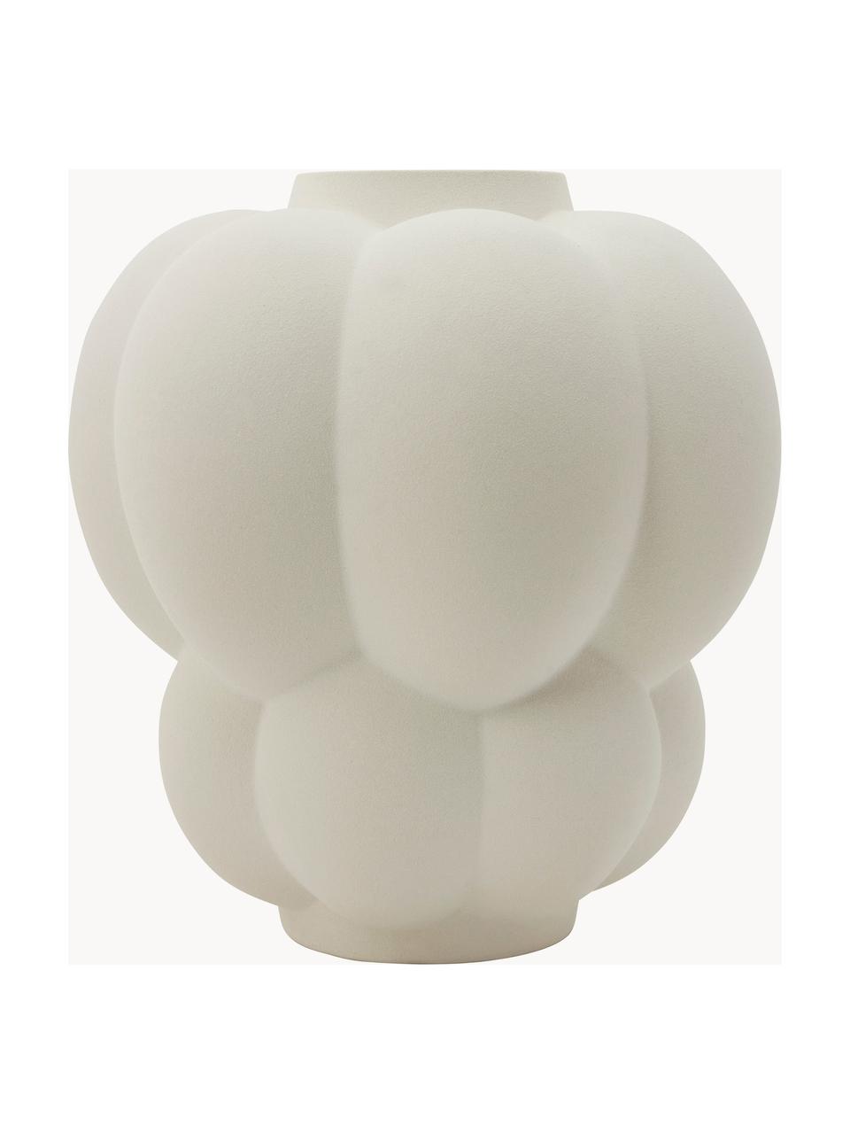 Keramik-Vase Uva, H 35 cm, Keramik, Off White, Ø 32 x H 35 cm