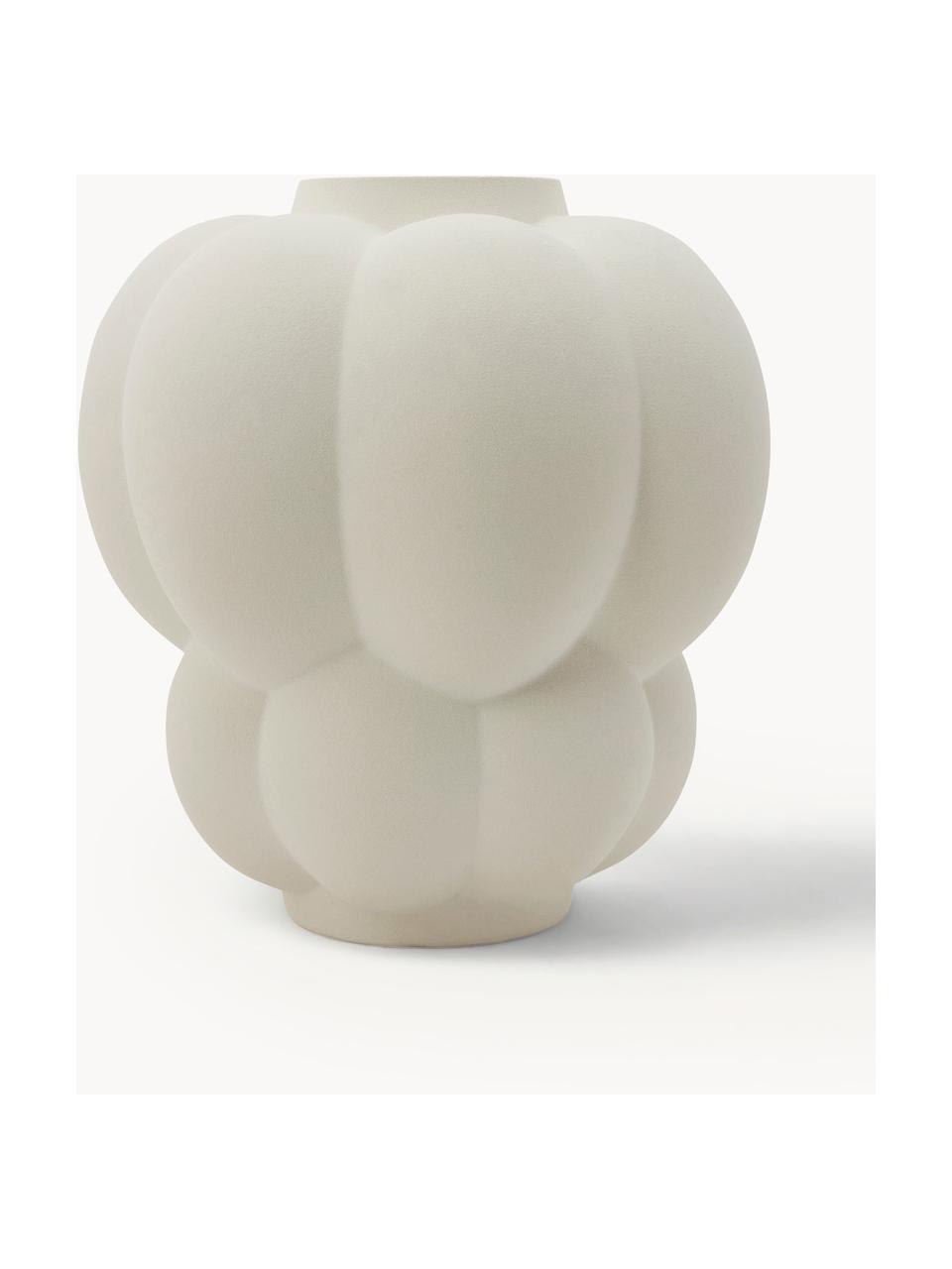 Keramik-Vase UVA, H 35 cm, Keramik, Off White, Ø 32 x H 35 cm