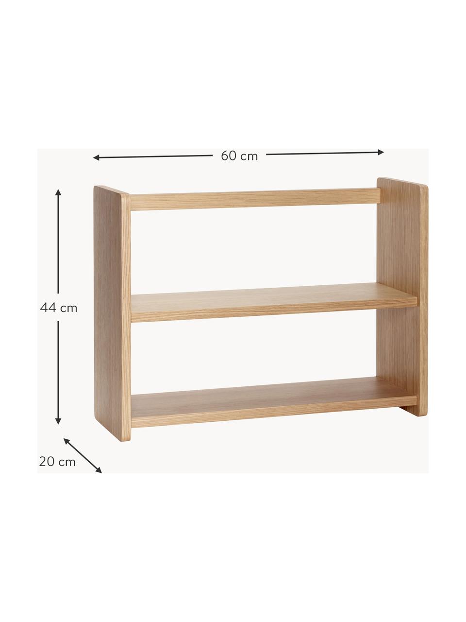 Mensola da parete  in legno di quercia Nomad, Legno di quercia

Questo prodotto è realizzato con legno di provenienza sostenibile e certificato FSC®, Legno di quercia, Larg. 60 x Alt. 44 cm