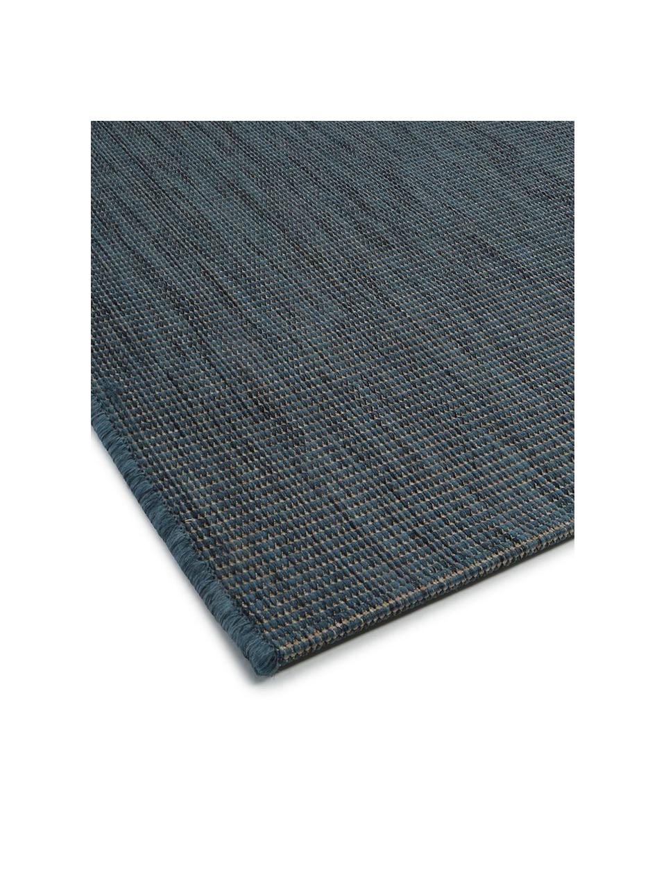 In- & Outdoor-Teppich Metro, 100% Polypropylen, Blau, B 240 x L 340 cm (Größe XL)