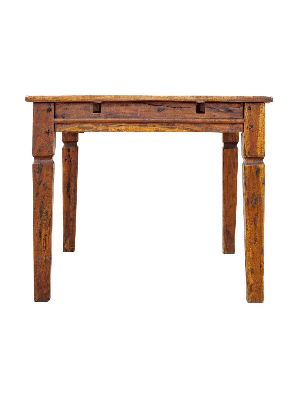 Rozkládací jídelní stůl z akáciového dřeva Chateux, Akáciové dřevo, Akáciové dřevo, Š 120 až 200 cm, H 90 cm