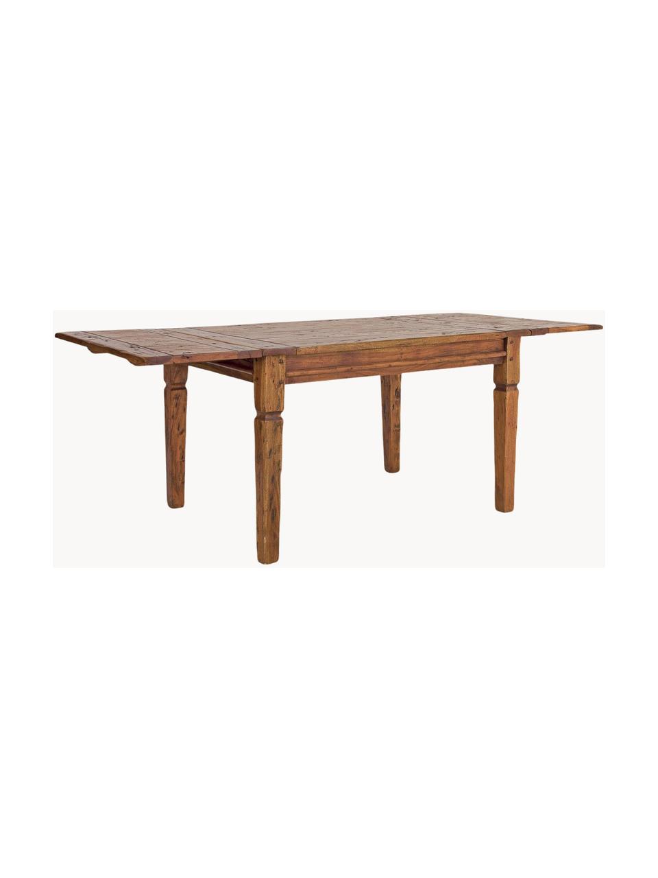 Table extensible en bois d'acacia Chateux, Bois d'acacia, Bois d'acacia, larg. 120 - 200 x prof. 90 cm