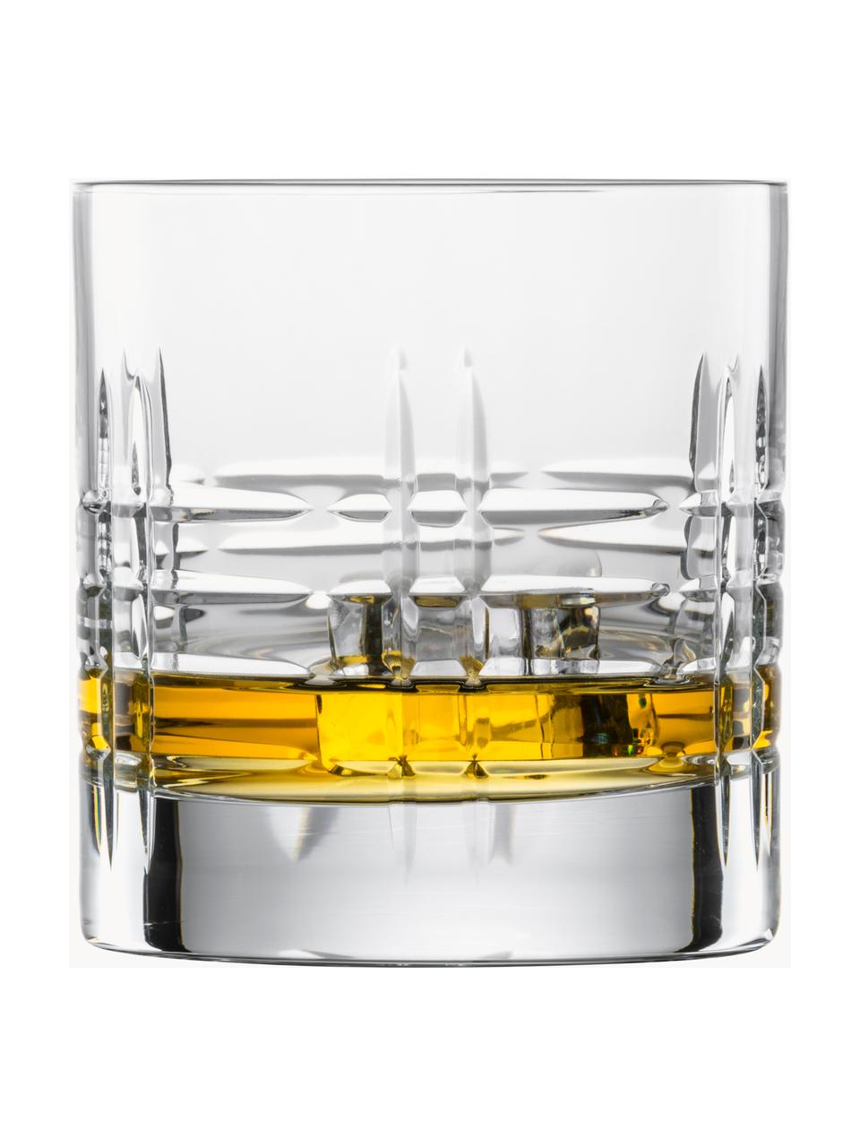 Kristall-Whiskygläser Basic Bar Classic, 2 Stück, Tritan-Kristallglas

Bring den Glanz von Kristallglas auf Deinen Esstisch! Das Glas ist außergewöhnlich transparent und schwer, dadurch fühlt es sich wertig an und sieht gleichzeitig auch noch gut aus. Zudem machen die filigranen Schliffe jedes Stück zu einem besonderen It-Piece, das sowohl praktisch als auch schön ist., Transparent, Ø 9 x H 11 cm, 370 ml