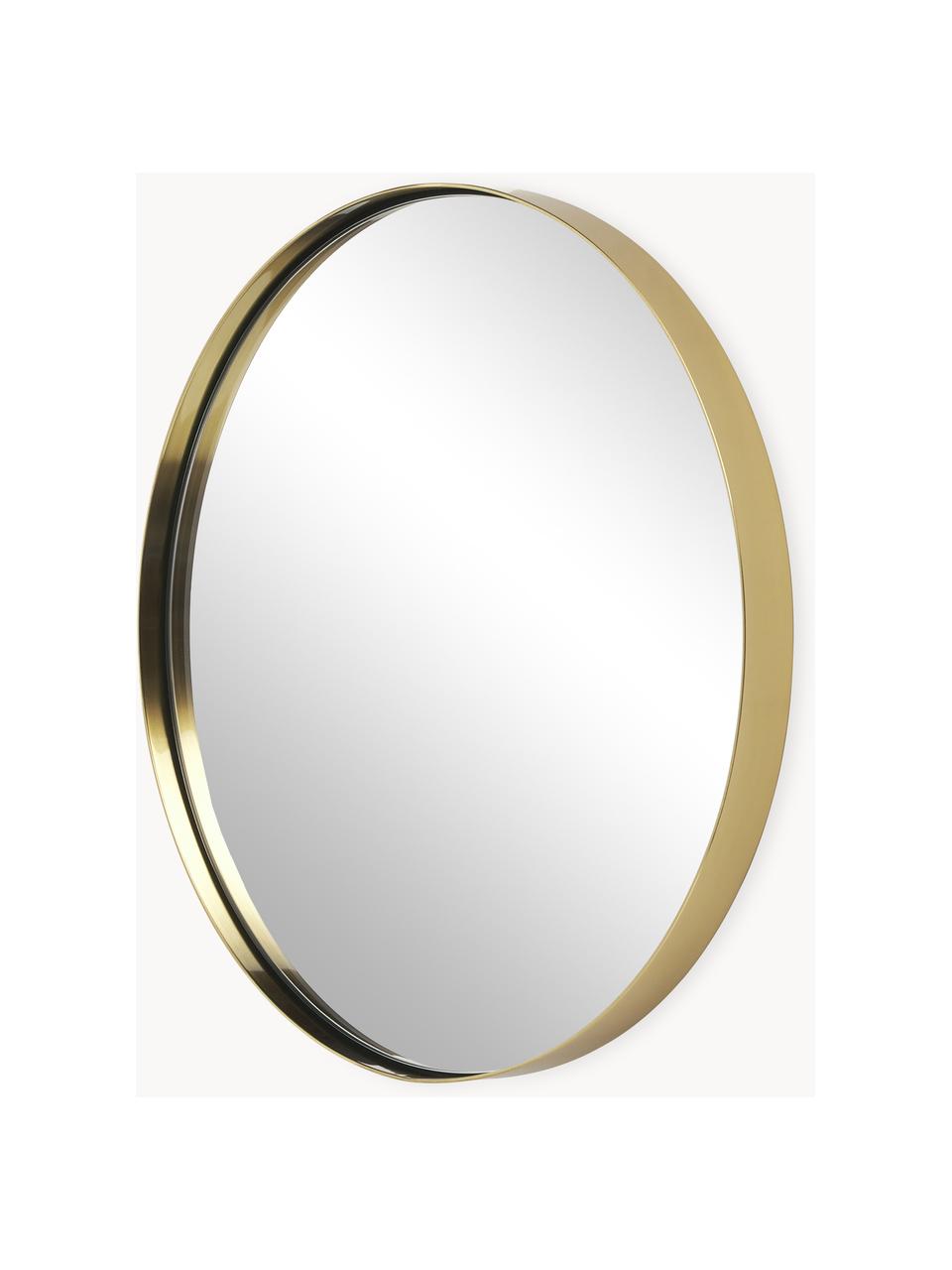 Sada kulatých zrcadel se zlatým kovovým rámem Lacie, 3 díly, Zlatá, Sada s různými velikostmi