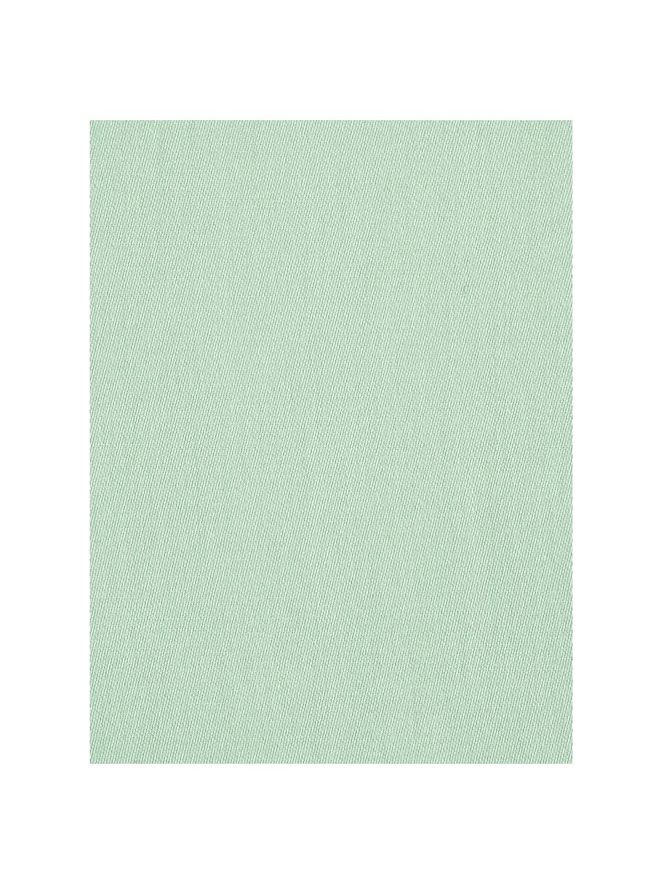 Biancheria da letto in raso di cotone verde salvia Comfort, Tessuto: raso Densità del filo 250, Verde salvia, 240 x 300 cm + 2 federe 50 x 80 cm