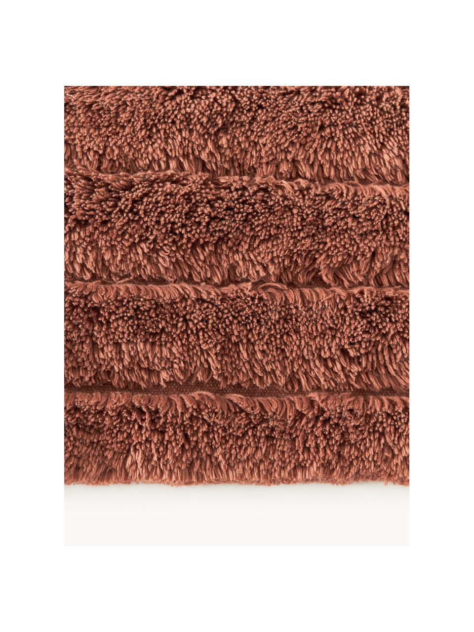 Huňatý koberec do kúpeľne Bailey, 100 %  bavlna
Materiál použitý v tomto produkte bol testovaný na škodlivé látky a certifikovaný podľa STANDARD 100 by OEKO-TEX®, 21.HIN.559, HOHENSTEIN HTTI, Terakotová, Š 60 x D 90 cm
