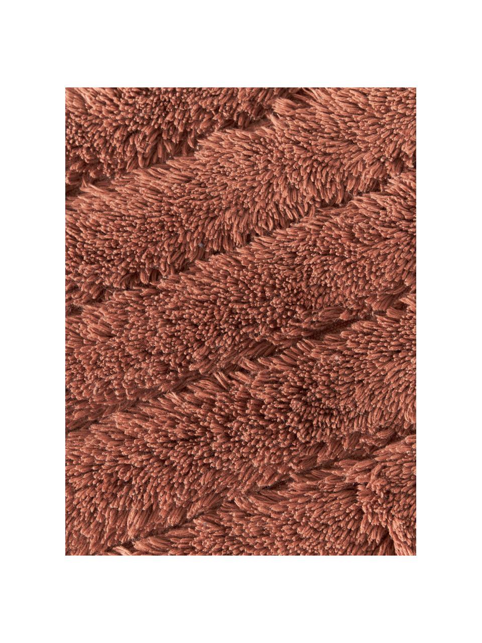 Huňatý koberec do kúpeľne Bailey, 100 %  bavlna
Materiál použitý v tomto produkte bol testovaný na škodlivé látky a certifikovaný podľa STANDARD 100 by OEKO-TEX®, 21.HIN.559, HOHENSTEIN HTTI, Terakotová, Š 60 x D 90 cm