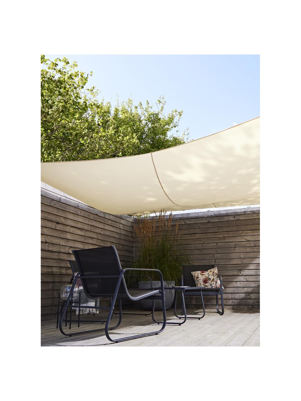 Tenda da sole Sunshine, 100% poliestere, Beige, Larg. 360 x Lung. 360 cm