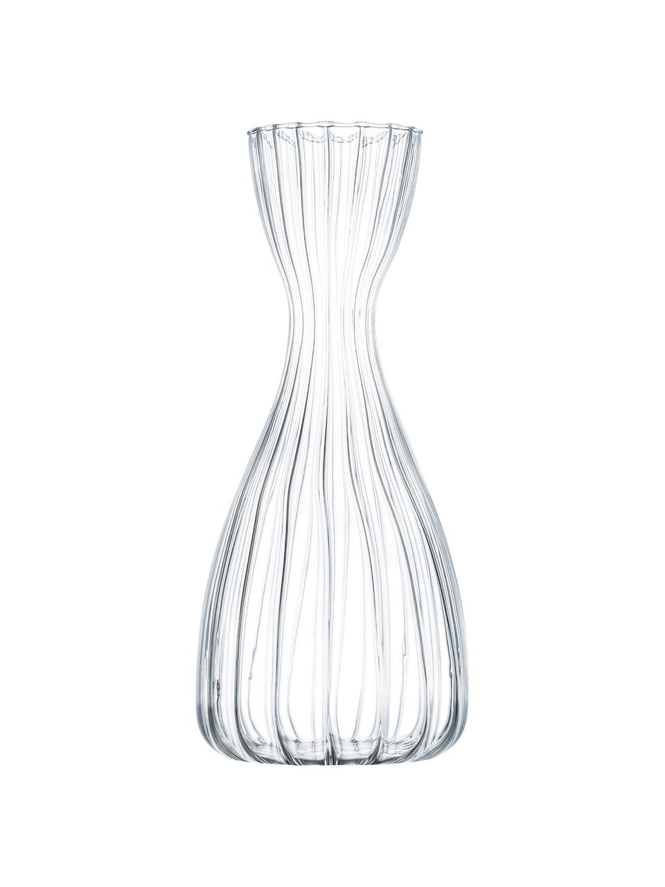 Carafe en verre borosilicaté Romantic, 1 l, Transparent