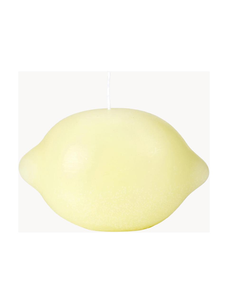 Ručně vyrobená svíčka Helfa, Parafín, Světle žlutá, Ø 14 cm, V 9 cm