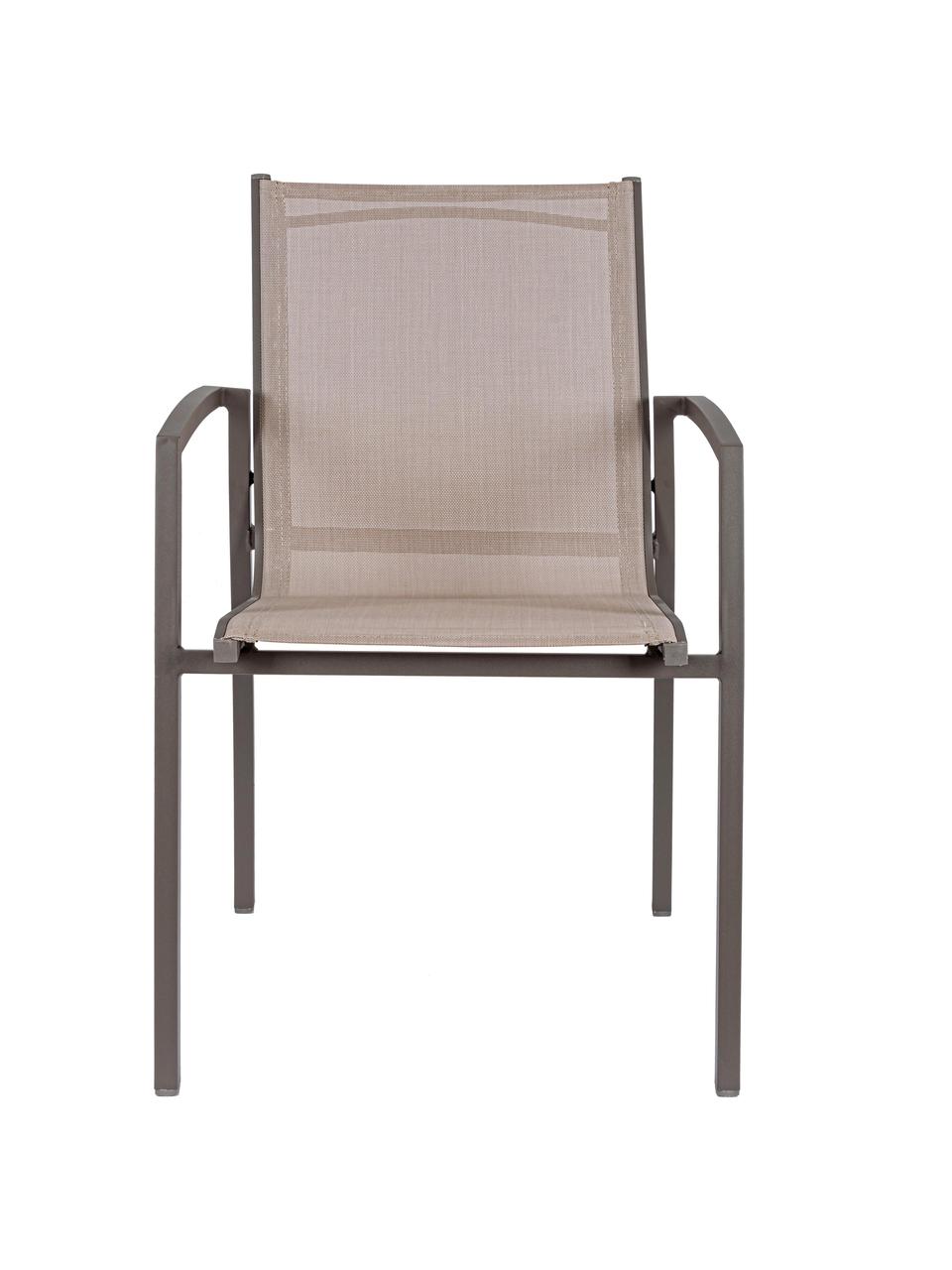 Chaise de jardin Hilla Cloud, Brun café, beige, larg. 57 x prof. 61 cm