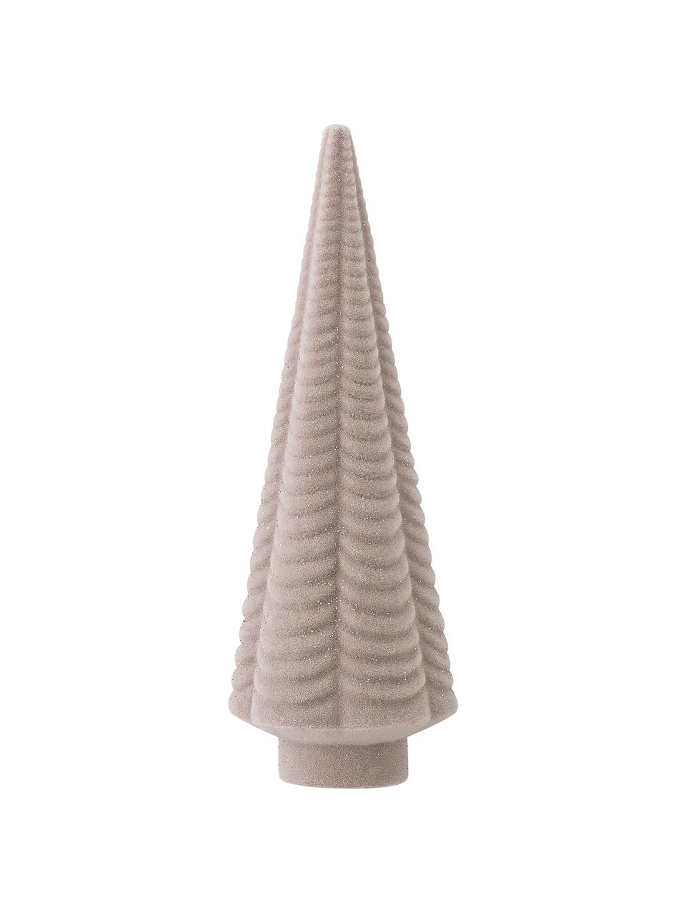 Deko-Baum Ingela, Gestell: Kunststoff, Bezug: Polyestersamt, Rosa, Ø 7 x H 20 cm
