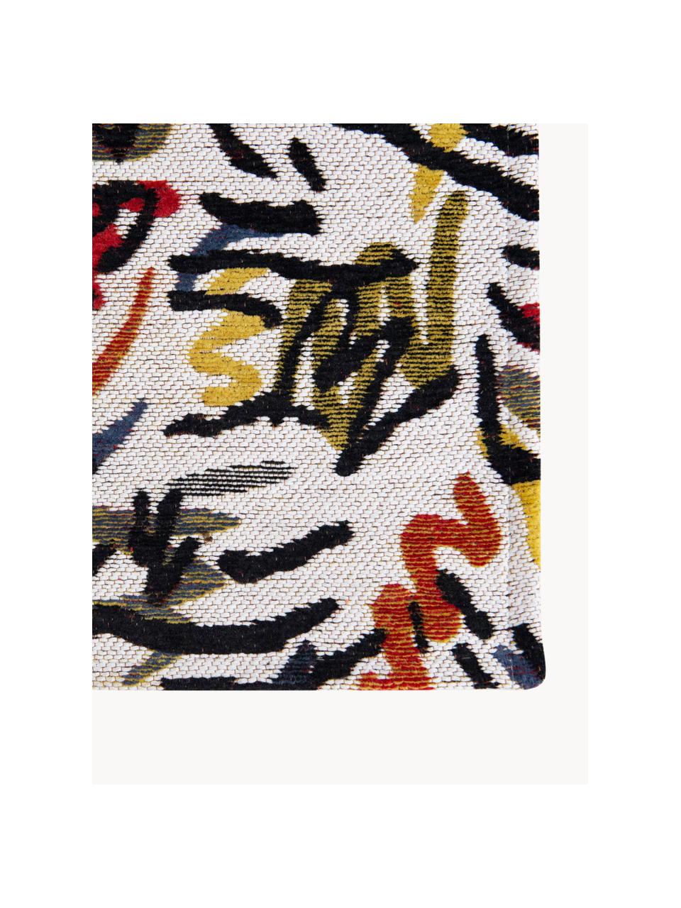Tapis avec motif abstrait Street Graph, 100 % polyester, Multicolore, larg. 100 x long. 140 cm (taille XS)
