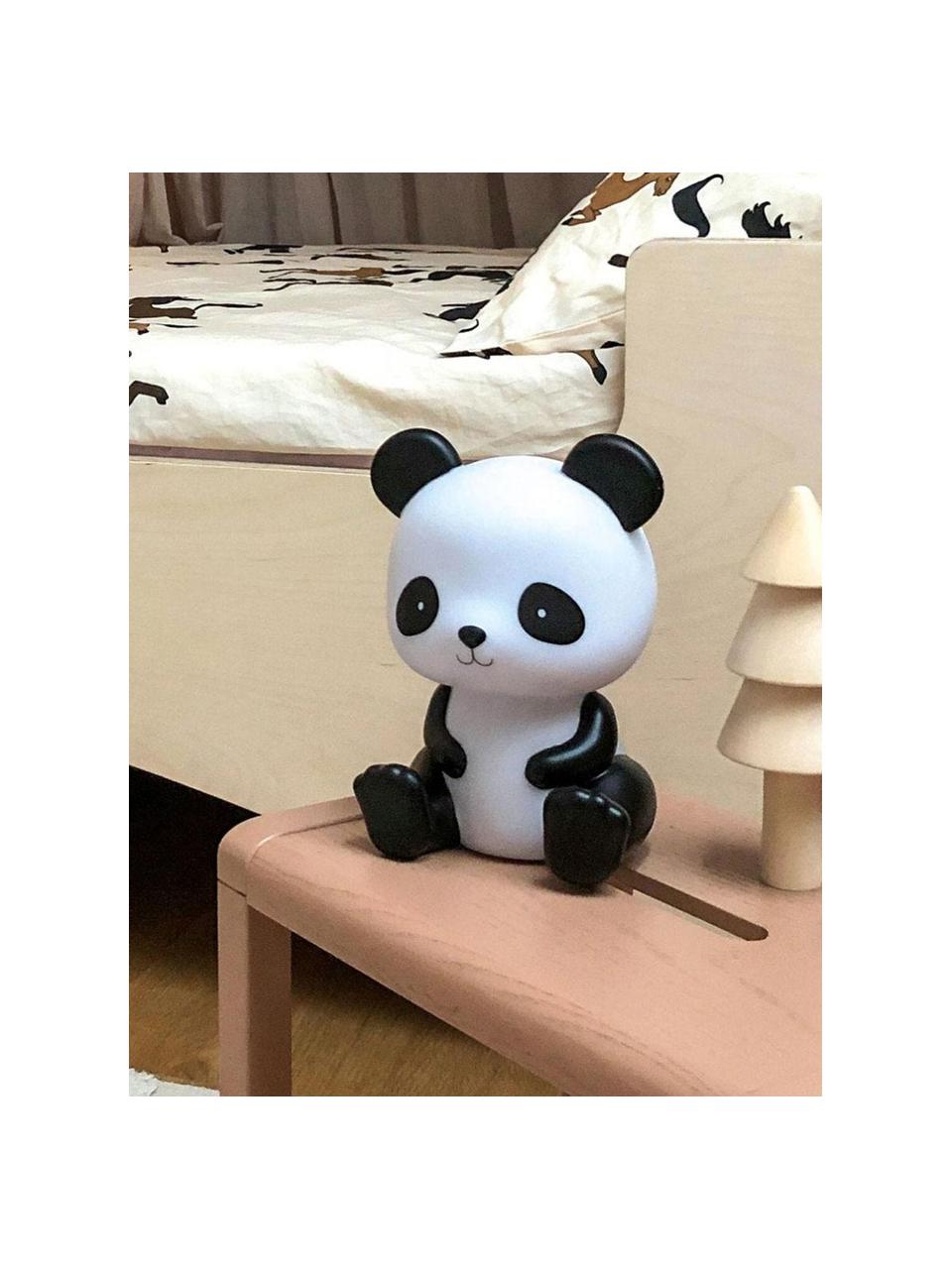 Dekorativní LED svítidlo Panda, Umělá hmota bez obsahu BPA, olova a ftalátů, Bílá, černá, Š 12 cm, V 19 cm