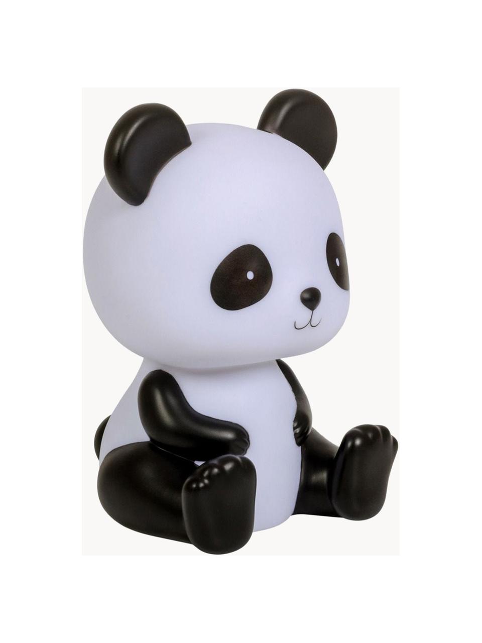 Dekorativní LED svítidlo Panda, Umělá hmota bez obsahu BPA, olova a ftalátů, Bílá, černá, Š 12 cm, V 19 cm