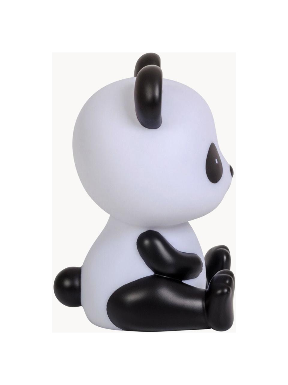 Oggetto luminoso a LED Panda, Senza plastica, BPA, piombo e ftalati, Bianco, nero, Larg. 12 x Alt. 19 cm