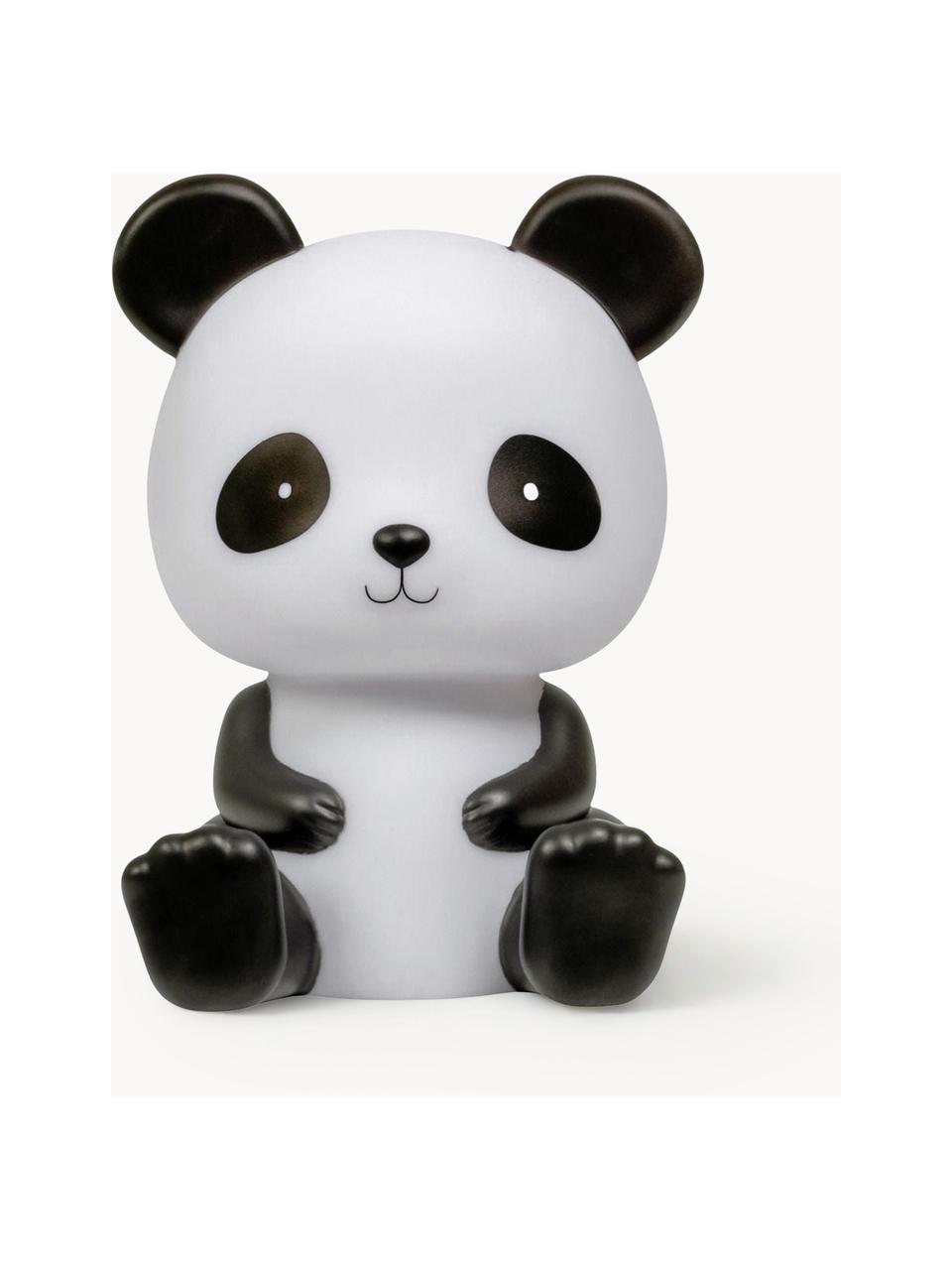 Dekorativní LED svítidlo Panda, Umělá hmota bez obsahu BPA, olova a ftalátů, Bílá, černá, Š 12 cm, V 19 cm