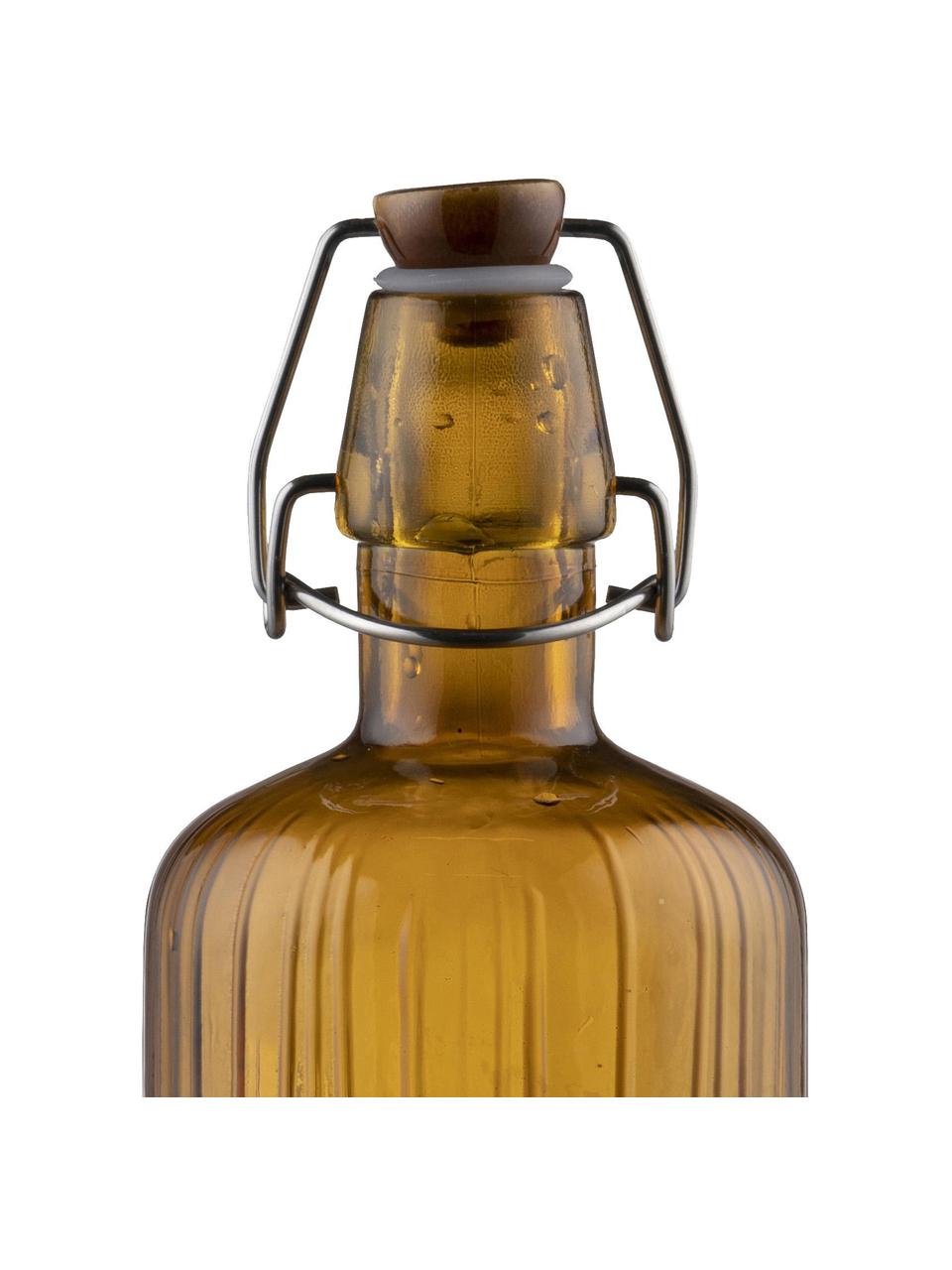 Láhev na vodu Kusintha, 1,2 l, Sklo, Hořčicová, 1,2 l
