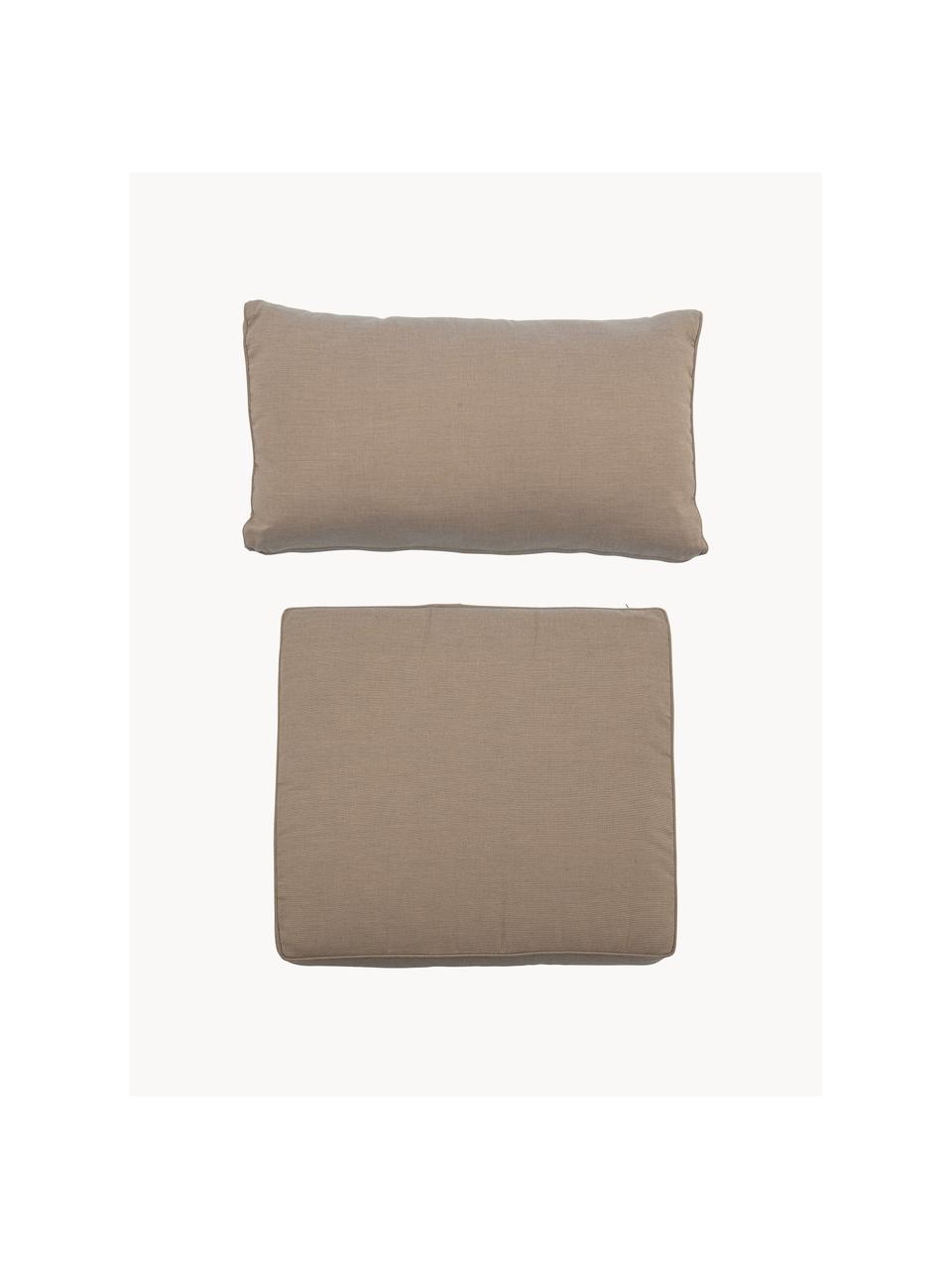 Lounge-Kissenbezüge Mundo, 2er-Set, 100 % Polyester, Beige, Set mit verschiedenen Größen