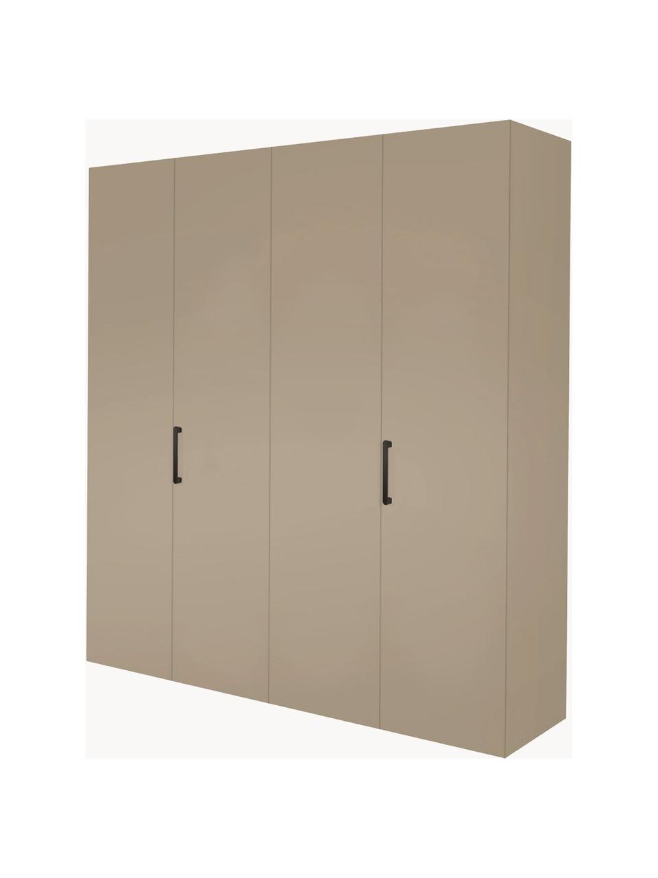 Draaideurkast Madison 4 deuren, inclusief montageservice, Frame: panelen op houtbasis, gel, Beige, B 202 x H 230 cm